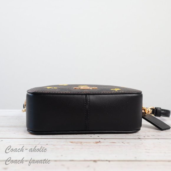 NWT Coach Coach X Peanuts Mini Serena Crossbody With Woodstock Print - Picture 9 of 13